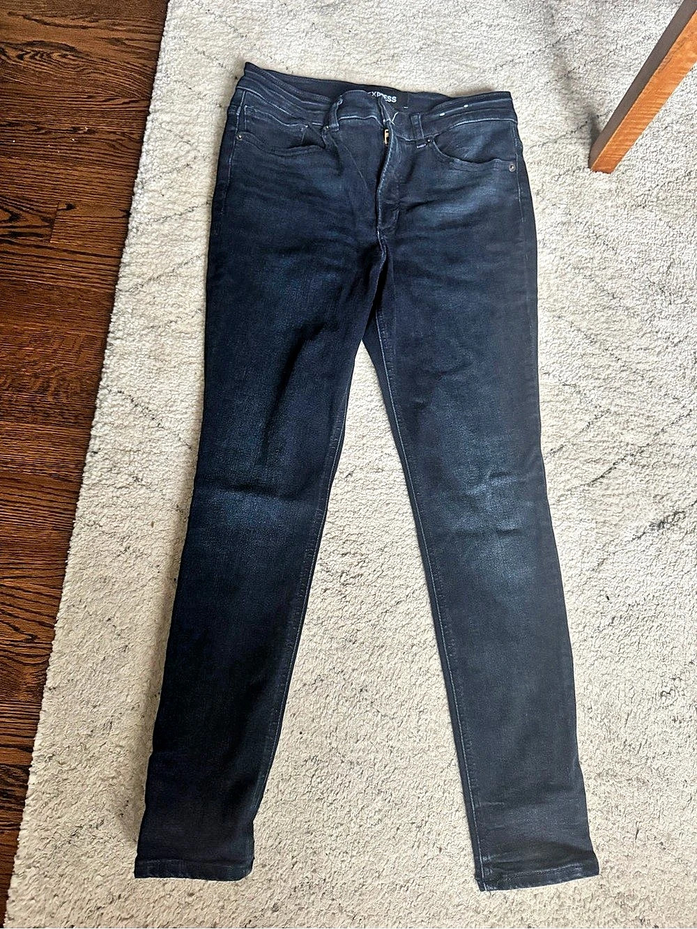 Express Leggings Skinny Jeans Blue Size 6/6C Like New